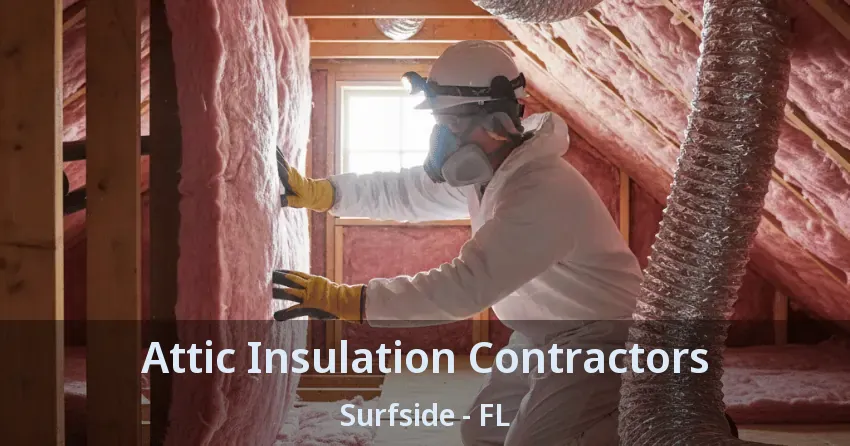 Attic Insulation Contractors Surfside - FL