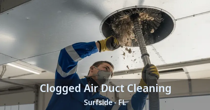 Clogged Air Duct Cleaning Surfside - FL