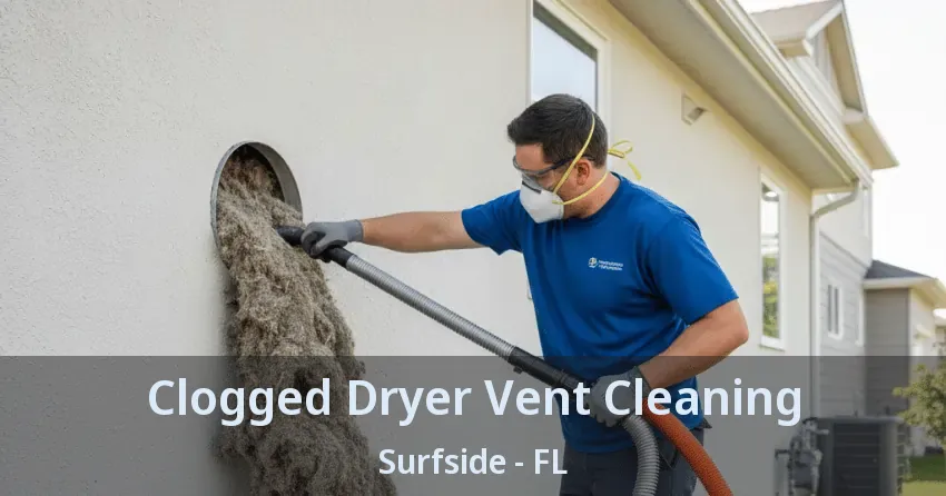 Clogged Dryer Vent Cleaning Surfside - FL