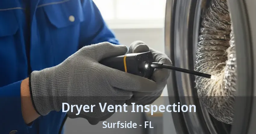 Dryer Vent Inspection Surfside - FL