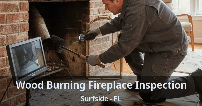 Wood Burning Fireplace Inspection Surfside - FL Wood Burning Fireplace Inspection Surfside - FL